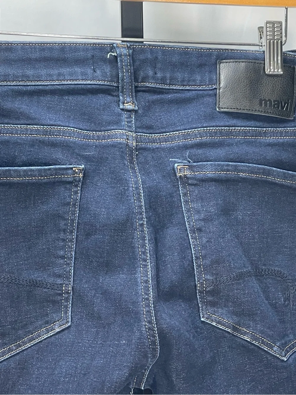 Mavi Men's “Zach” Straight Leg Indigo Jeans 34X32  5 Pocket relaxed fit